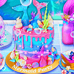 Unicorn Chef Mermaid Cake